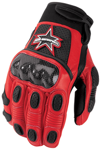 Icon Red Merc Short Gloves